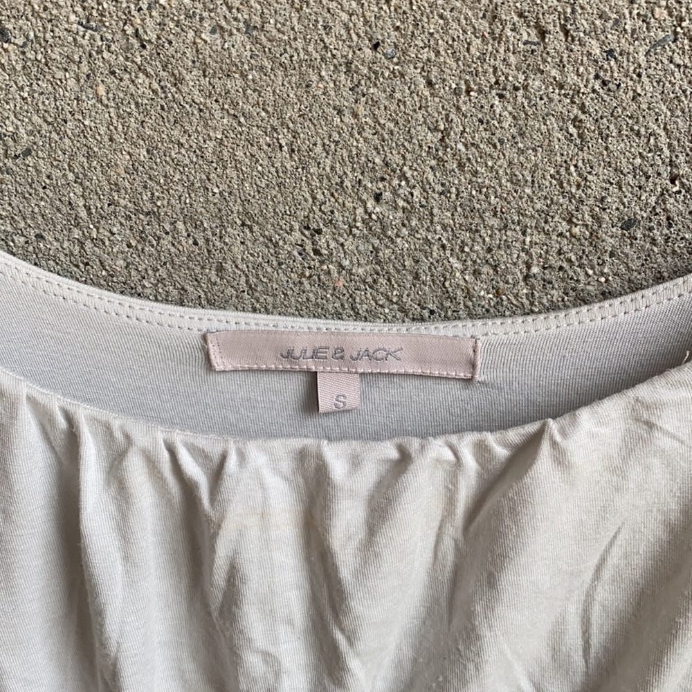 Gray Ombré Gradient Jersey Dress - Picture 5 of 10